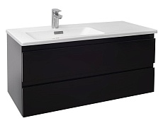 Мебель для ванной Jacob Delafon Madeleine 100 см L черный блестящий