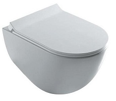 Подвесной унитаз Galassia Dream 7317, безободковый, белый глянцевый