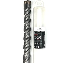 Бур по бетону МАНКОР 18x210 мм, SDS-plus, Х-тип 18.210.4P