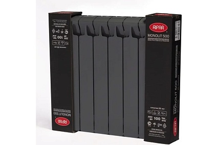 Радиатор Rifar Monolit 500x8 секций НП левый MVL Титан RM5008 MVL 7012