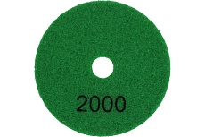 Алмазный гибкий шлифовальный круг Orientcraft АГШК 100 мм, P2000, Черепашка для влажной шлифовки 1002000