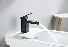 Смеситель для биде Aquatek Либра AQ1618MB черный матовый