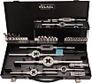 Набор метчиков и плашек VOLKEL M3-M12 HSSE 45 предметов V49151