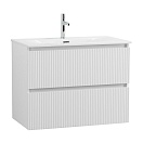 Тумба с раковиной BelBagno Uno 80 см Bianco Opaco