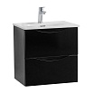 Мебель для ванной BelBagno Marino-Cer-Mini 50 см Nero Lucido