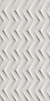 Плитка Atlas Concorde 3D White Chev Matt/3Д 30,5x56 см, 600010002192