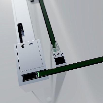 Душевой уголок Vincea Софт 2 (Soft 2) VSR-3SO29011CLG 110x90 брашированное золото, прозрачное