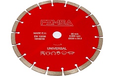 Диск алмазный универсальный ST10 230x2.4x22.23 мм FEMSA 1401002105