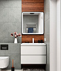 Мебель для ванной Art&Max Bianchi 75 см, белый глянец