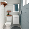 Мебель для ванной Art&Max Liberty 40 см левая, белый глянец