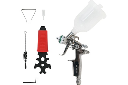 Воздушный краскораспылитель Schtaer H-3003, HVLP, сопло 1.0 MINI SCH-3003-HVLP-1.0