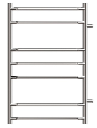Полотенцесушитель водяной Point PN07558 П7 50x80, боковое подключение, хром