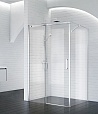 Душевой уголок BelBagno Acqua 100x80 прозрачный, хром