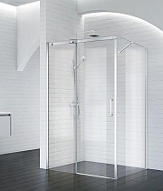 Душевой уголок BelBagno Acqua 100x80 прозрачный, хром