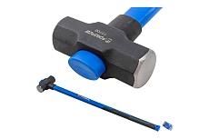 Кувалда с фибергласовой ручкой и резиновой противоскользящей накладкой Forsage (2700г, L ручки-800мм) f-t7706 56663