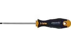 Плоская шлицевая отвертка 4,0х0,8х100 Felo Ergonic 40004310