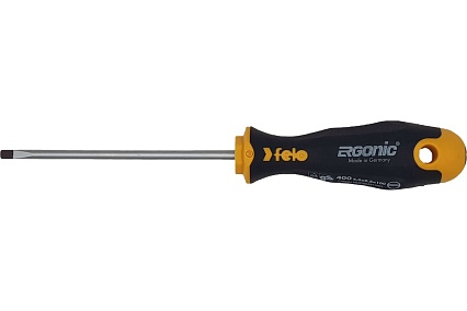Плоская шлицевая отвертка 4,0х0,8х100 Felo Ergonic 40004310