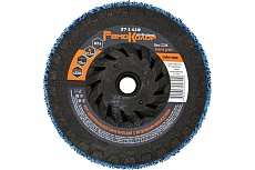 Круг зачистной полимерный (коралловый) голубой, coarse grain (грубый), 125x15 мм, М14 РемоКолор 37-1-419