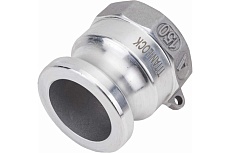 Алюминиевый камлок TITAN LOCK типа А серия EcoLine, ниппель внутр. резьба BSP 1 1/2&quot; TL150AAL-EL