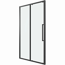 Душевая дверь Grossman Cosmo 100x195 прозрачное, черный матовый 100.K33.02.100.21.00