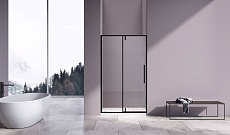 Душевая дверь Vincea Slim-N VDP-4SN100CLB 100x195 черный, прозрачная