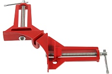 Угловая струбцина Тундра 90°, винтовой зажим, алюминиевая, 75 мм 7116042