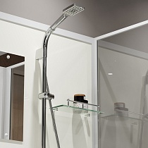 Душевая кабина Niagara Standart ST100/15Q/BK 100x100 стекло прозрачное, без крыши, без г/м