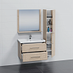 Мебель для ванной Санта Венера 80 см подвесная дуб бежевый