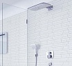 Верхний душ Hansgrohe PuraVida 27437400 хром/белый