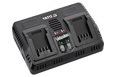 Двойное зарядное устройство Yato 18 В, 2.2 А YT-828499