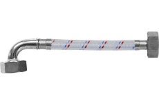 Гибкая подводка для воды ЦС ГИГАНТ 17 нейлон 1”Г х 1Г-угол L-100 см, штука ГП002325