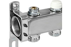 Коллекторная группа из нержавеющей стали ColSys 805 13 выходов, с отсечными и термостатическими клапанами 180522513
