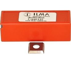 Нож сменный квадратный твердосплавный ILMA 15x15x2,5 стандарт 30º R=150 HW 08.90.1525RR150