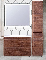 Мебель для ванной Style Line Атлантика 80 см напольная, старое дерево