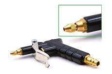 Продувочный пистолет HQ-mech пневм. соед. f (лат.) мет., сопло, пружина нерж., шток лат, алюм корпус hq-abg13b УТ000002814