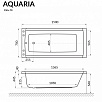 Акриловая ванна Excellent Aquaria 150x70