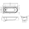Акриловая ванна Am.Pm X-Joy W94A-170L70W-A 170x70 см L