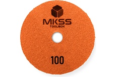 Алмазный гибкий шлифовальный круг MKSS Toolbox MK2604 АГШК Ø100 Р100 для мокрой шлифовки MKSS MK26040100