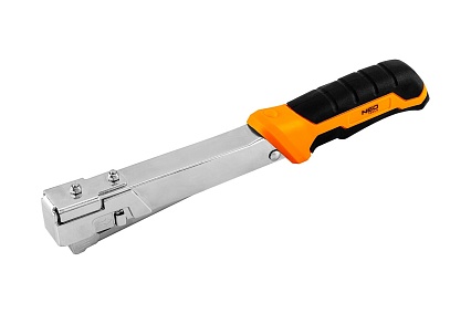 Степлер Neo Tools молотковый, 6-10 мм, сталь, двухкомпонентная рукоятка 16-034