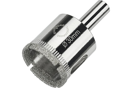Коронка алмазная по керамике, плитке и стеклу 30 мм Diamond Industrial DIDCBC030
