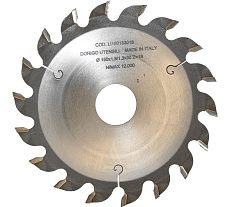 Диск пильный DORIGO пазовый 150x1.8/1.3x30 Z=18 LI150183018