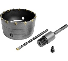 Коронка в сборе по бетону (110 мм; М22) Vertextools 222-0110