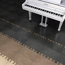 Подступенок Kerama Marazzi Дайсен черный обрезной 14.5х60 см, SG211300R\2