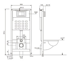 Инсталляция для унитаза Abber AC0105