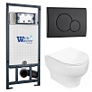 Комплект Weltwasser 10000010379 унитаз Erlenbach 004 GL-WT + инсталляция Marberg 507 + кнопка Mar 507 RD MT-BL