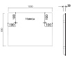 Зеркало Vincea VLM-3VN100B-2 100x80 см, сенсорный выключатель и диммер, антипар, черный