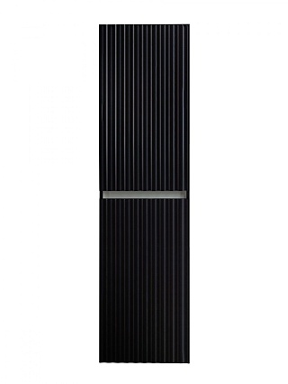 Шкаф пенал Art&Max Elegant 40 см Черный матовый AM-ELEGANT-1500-2А-SO-NM-LED