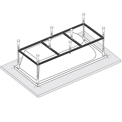 Каркас VagnerPlast 180x90 универсальный