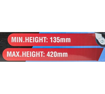 Подкатной гидравлический домкрат Forsage 3 т (h min 135мм, h max 420мм) f-t830011l 56891