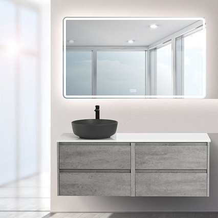 Тумба со столешницей BelBagno Kraft 120 см Cemento Grigio